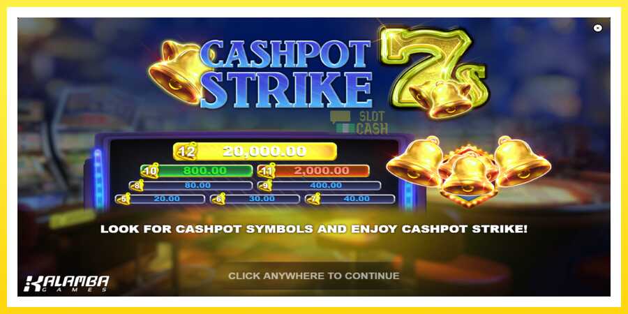 படம் 1 விளையாட்டு இயந்திரம் Cashpot Strike 7s