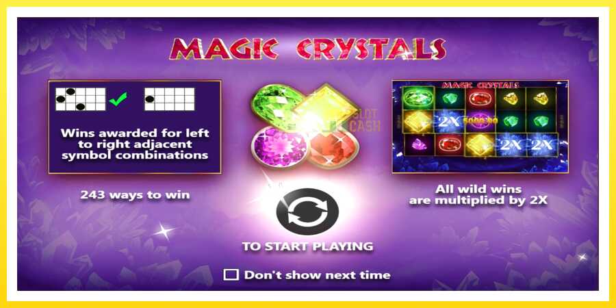 படம் 1 விளையாட்டு இயந்திரம் Magic Crystals