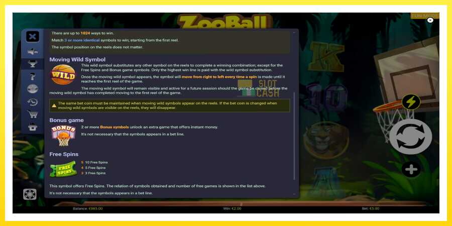 படம் 6 விளையாட்டு இயந்திரம் ZooBall