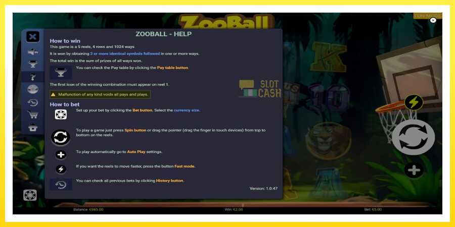 படம் 7 விளையாட்டு இயந்திரம் ZooBall