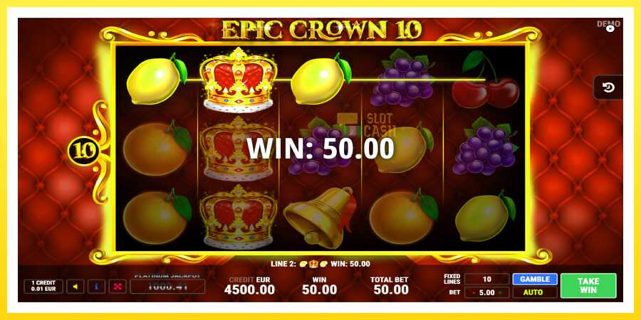 படம் 4 விளையாட்டு இயந்திரம் Epic Crown 10