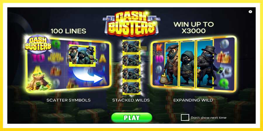 படம் 1 விளையாட்டு இயந்திரம் Cash Busters