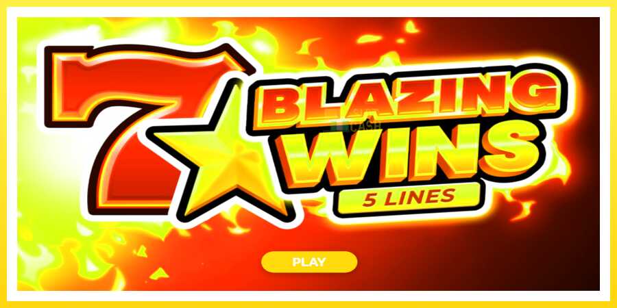 படம் 1 விளையாட்டு இயந்திரம் Blazing Wins