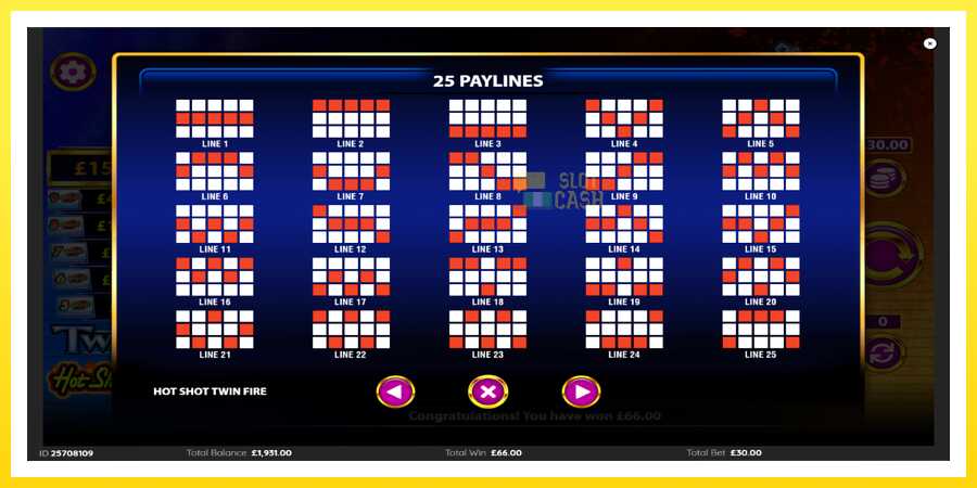 படம் 7 விளையாட்டு இயந்திரம் HotShot TwinFire