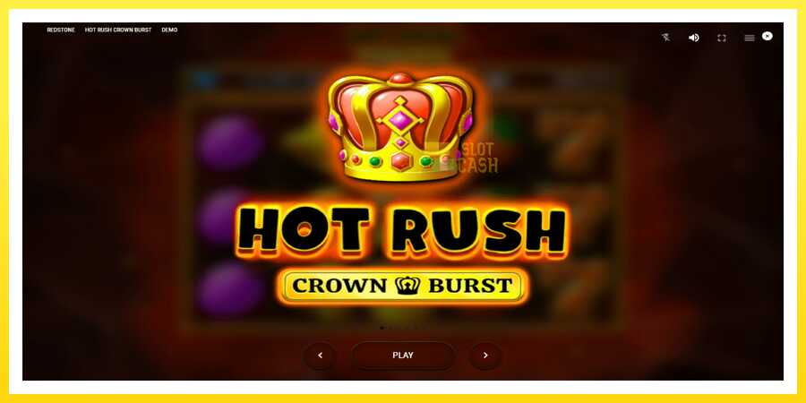 படம் 1 விளையாட்டு இயந்திரம் Hot Rush Crown Burst