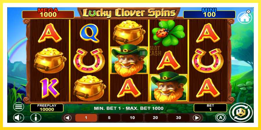 படம் 2 விளையாட்டு இயந்திரம் Lucky Clover Spins