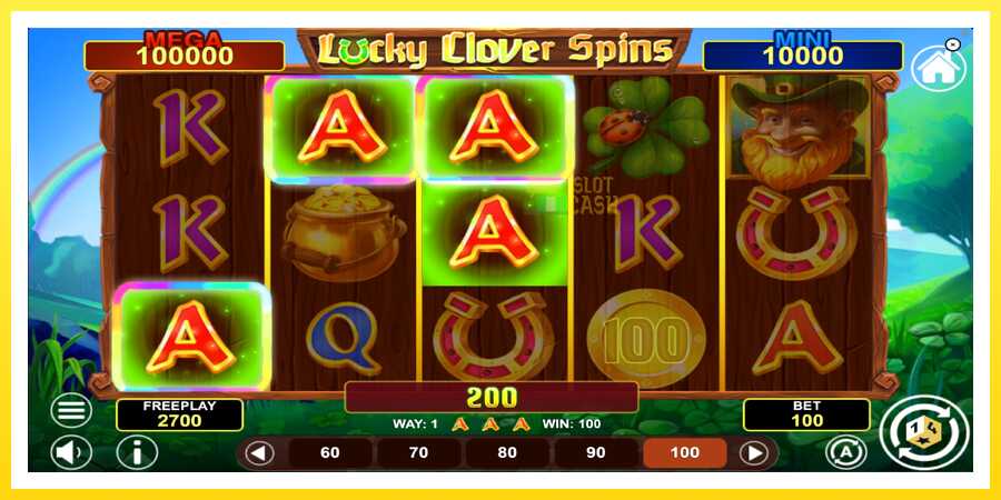 படம் 4 விளையாட்டு இயந்திரம் Lucky Clover Spins