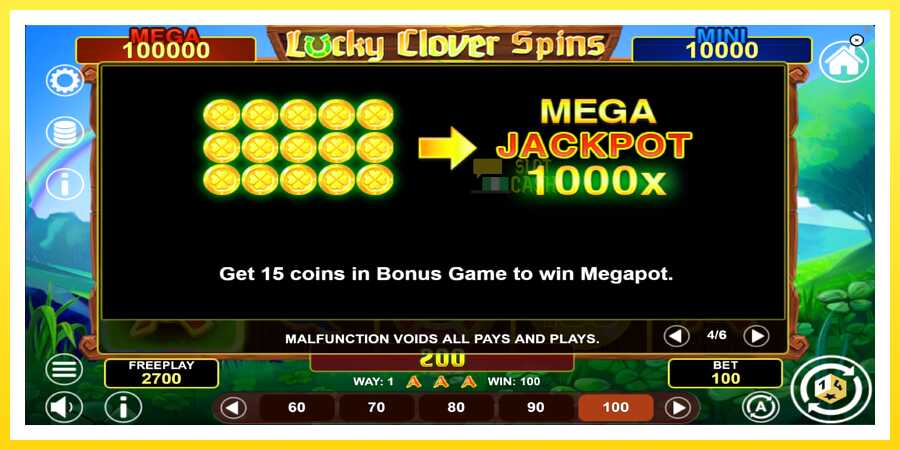 படம் 7 விளையாட்டு இயந்திரம் Lucky Clover Spins