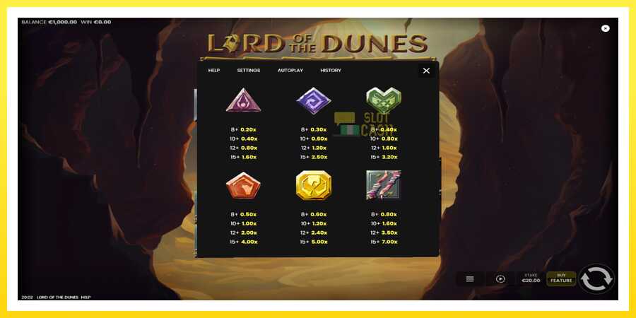 படம் 5 விளையாட்டு இயந்திரம் Lord of the Dunes