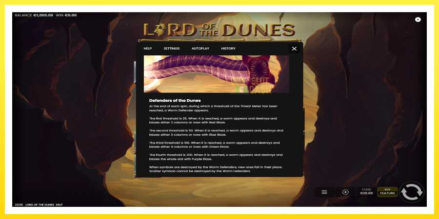 படம் 7 விளையாட்டு இயந்திரம் Lord of the Dunes