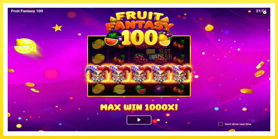 படம் 1 விளையாட்டு இயந்திரம் Fruit Fantasy 100