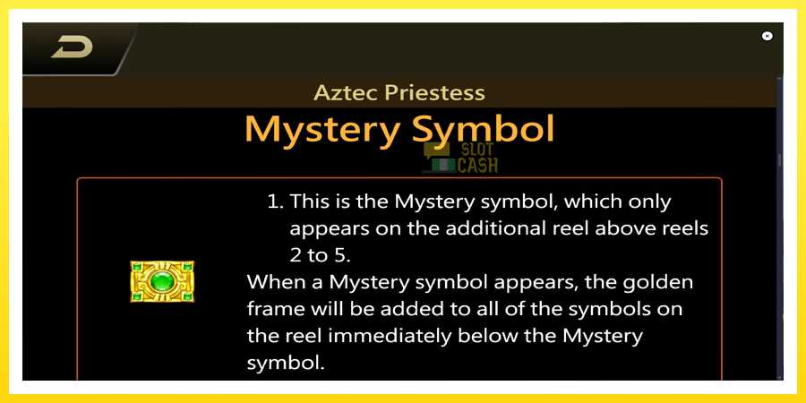 படம் 5 விளையாட்டு இயந்திரம் Aztec Priestess