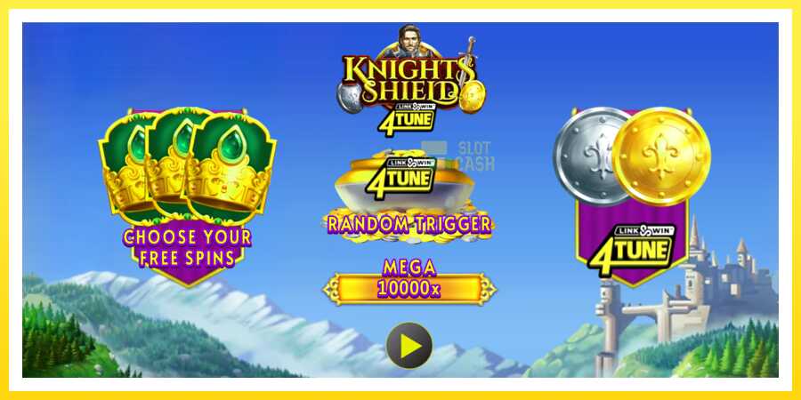 படம் 1 விளையாட்டு இயந்திரம் Knights Shield Link & Win 4Tune