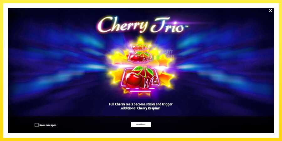 படம் 1 விளையாட்டு இயந்திரம் Cherry Trio