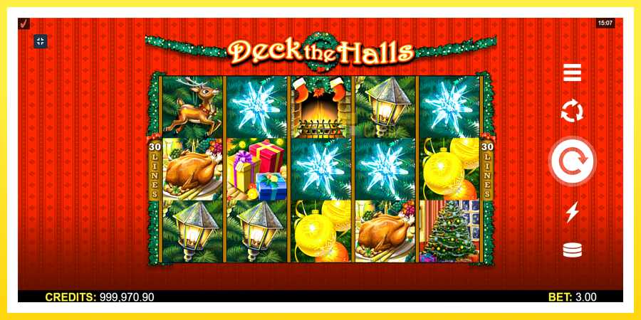 படம் 1 விளையாட்டு இயந்திரம் Deck The Halls