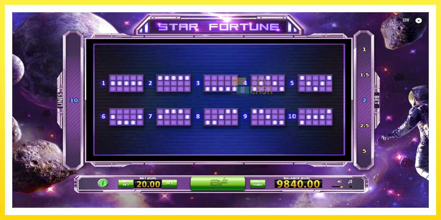 படம் 7 விளையாட்டு இயந்திரம் Star Fortune