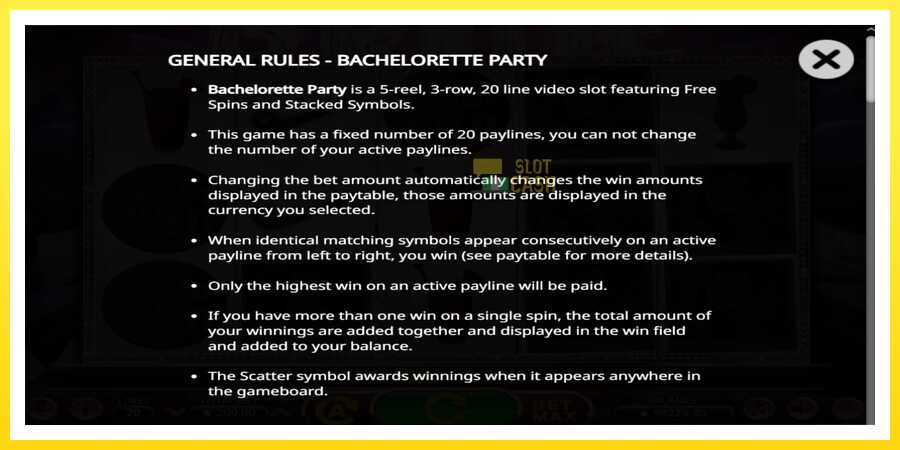 படம் 4 விளையாட்டு இயந்திரம் Bachelorette Party