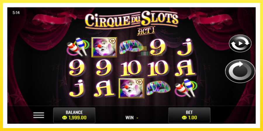 படம் 1 விளையாட்டு இயந்திரம் Cirque du Slots