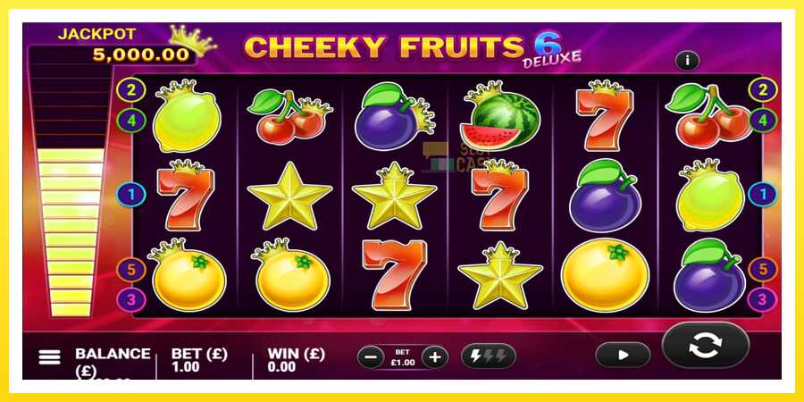 படம் 1 விளையாட்டு இயந்திரம் Cheeky Fruits 6 Deluxe