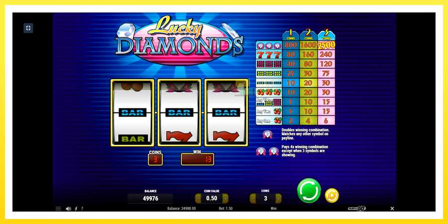 படம் 2 விளையாட்டு இயந்திரம் Lucky Diamonds