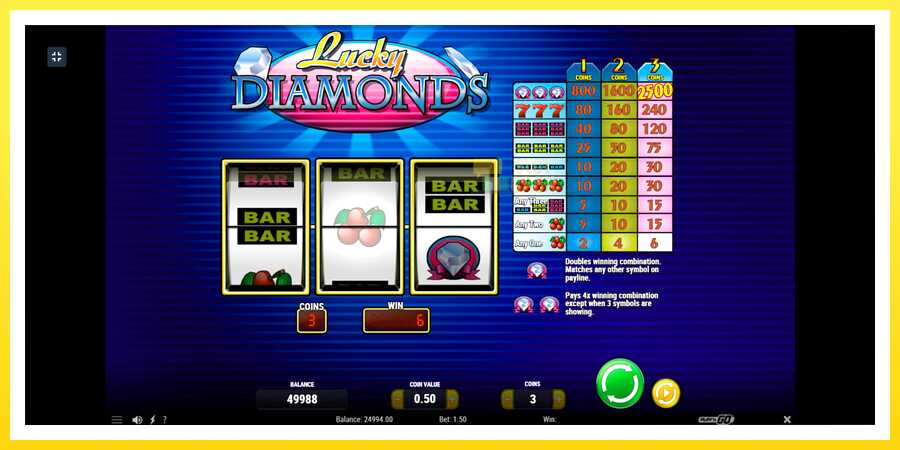 படம் 3 விளையாட்டு இயந்திரம் Lucky Diamonds