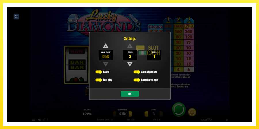 படம் 4 விளையாட்டு இயந்திரம் Lucky Diamonds