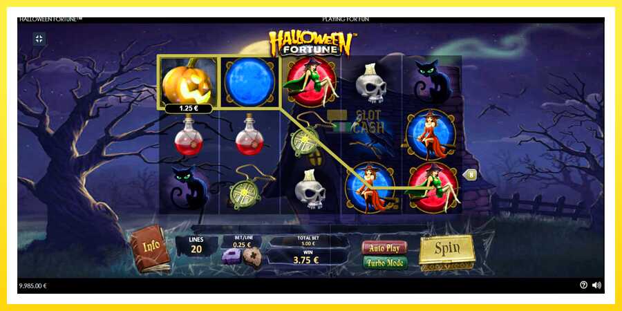 படம் 3 விளையாட்டு இயந்திரம் Halloween Fortune