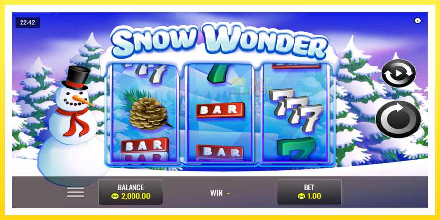 படம் 1 விளையாட்டு இயந்திரம் Snow Wonder