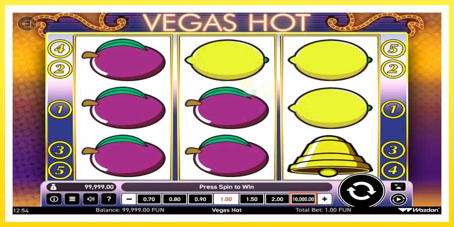 படம் 1 விளையாட்டு இயந்திரம் Vegas Hot