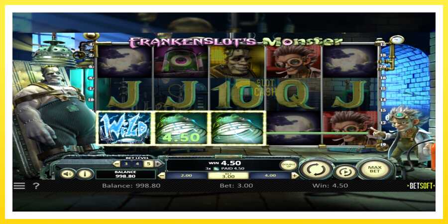 படம் 3 விளையாட்டு இயந்திரம் Frankenslots Monster