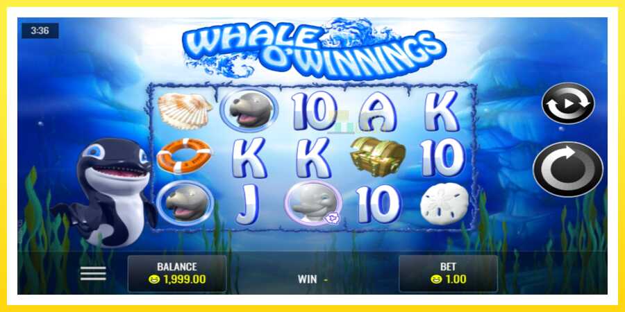 படம் 1 விளையாட்டு இயந்திரம் Whale O’Winnings