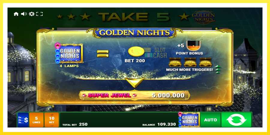 படம் 6 விளையாட்டு இயந்திரம் Take 5 Golden Nights