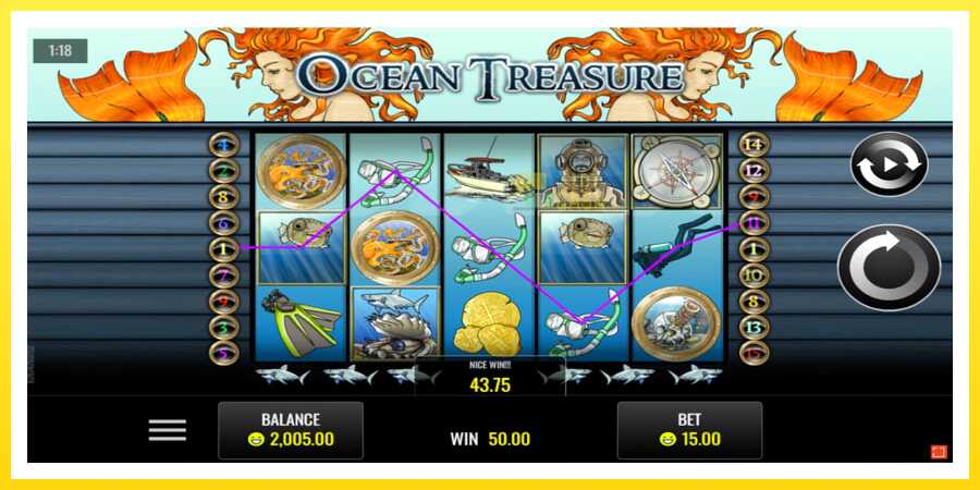 படம் 2 விளையாட்டு இயந்திரம் Ocean Treasure