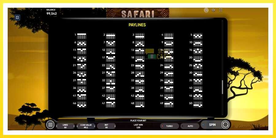 படம் 7 விளையாட்டு இயந்திரம் Safari