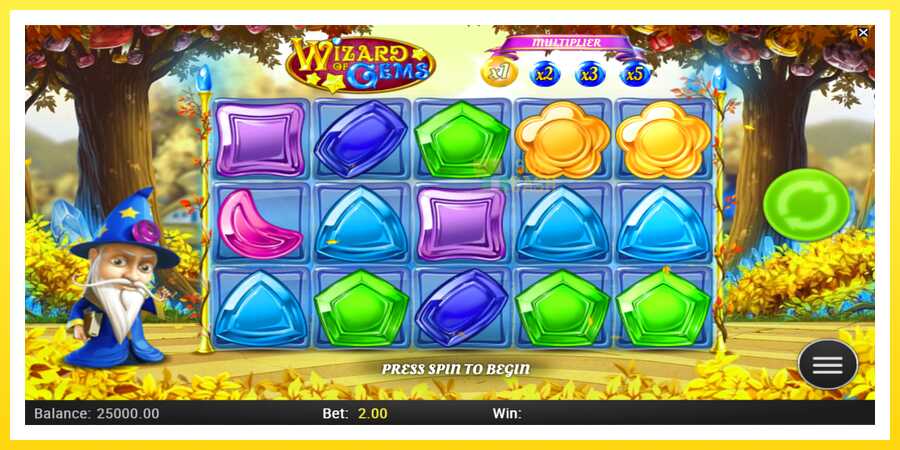 படம் 1 விளையாட்டு இயந்திரம் Wizard of Gems