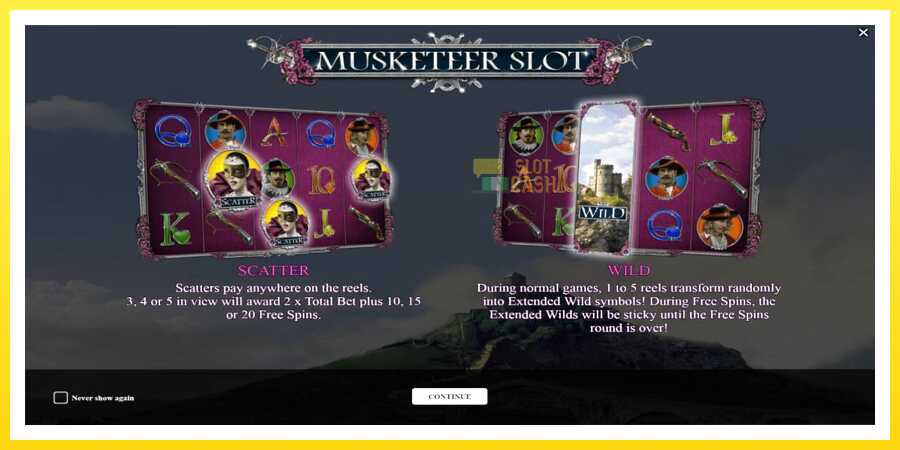 படம் 1 விளையாட்டு இயந்திரம் Musketeer Slot