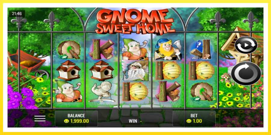 படம் 1 விளையாட்டு இயந்திரம் Gnome Sweet Home