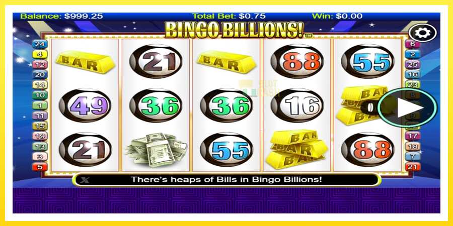 படம் 1 விளையாட்டு இயந்திரம் Bingo Billions