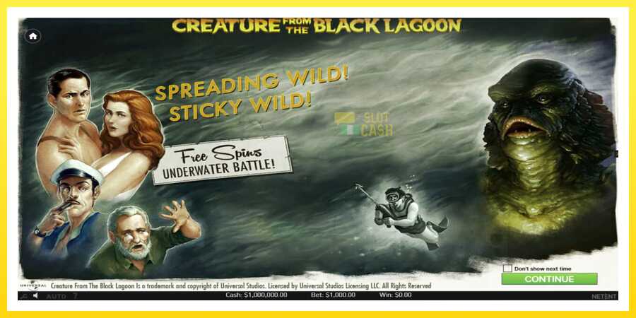 படம் 1 விளையாட்டு இயந்திரம் Creature From The Black Lagoon