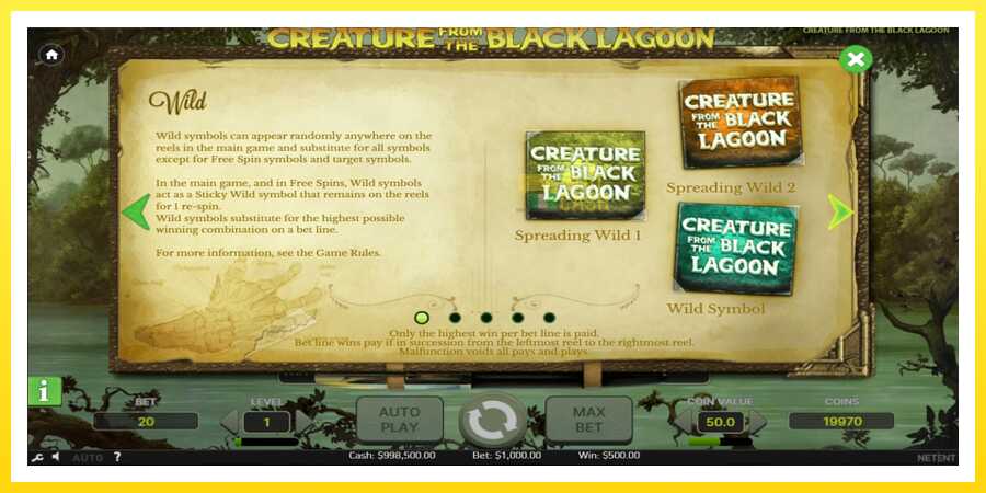 படம் 4 விளையாட்டு இயந்திரம் Creature From The Black Lagoon