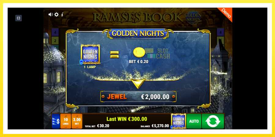 படம் 4 விளையாட்டு இயந்திரம் Ramses Book Golden Nights