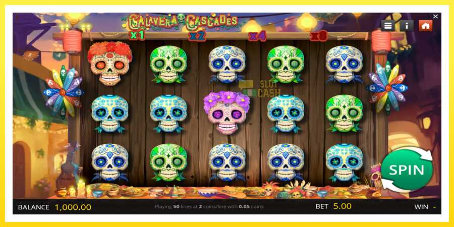 படம் 1 விளையாட்டு இயந்திரம் Calavera Cascades