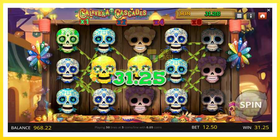 படம் 2 விளையாட்டு இயந்திரம் Calavera Cascades