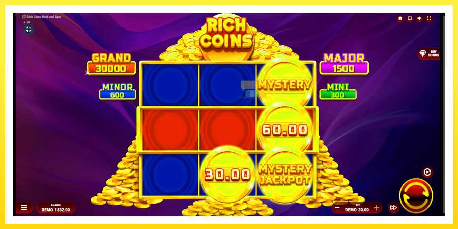 படம் 5 விளையாட்டு இயந்திரம் Rich Coins Hold and Spin