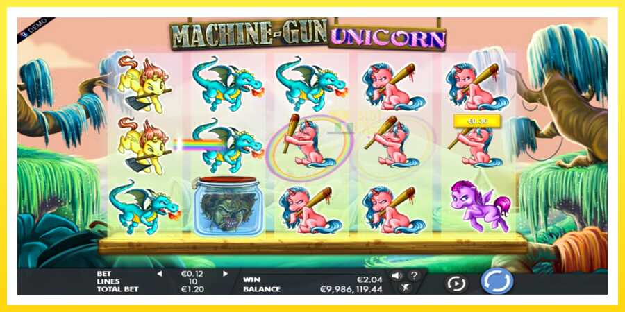 படம் 2 விளையாட்டு இயந்திரம் Machine Gun Unicorn