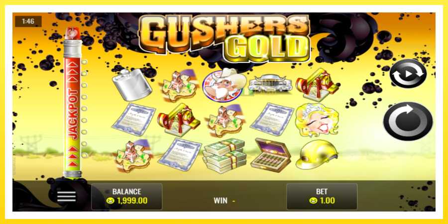 படம் 1 விளையாட்டு இயந்திரம் Gushers Gold