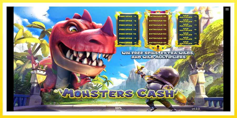 படம் 1 விளையாட்டு இயந்திரம் Monsters Cash