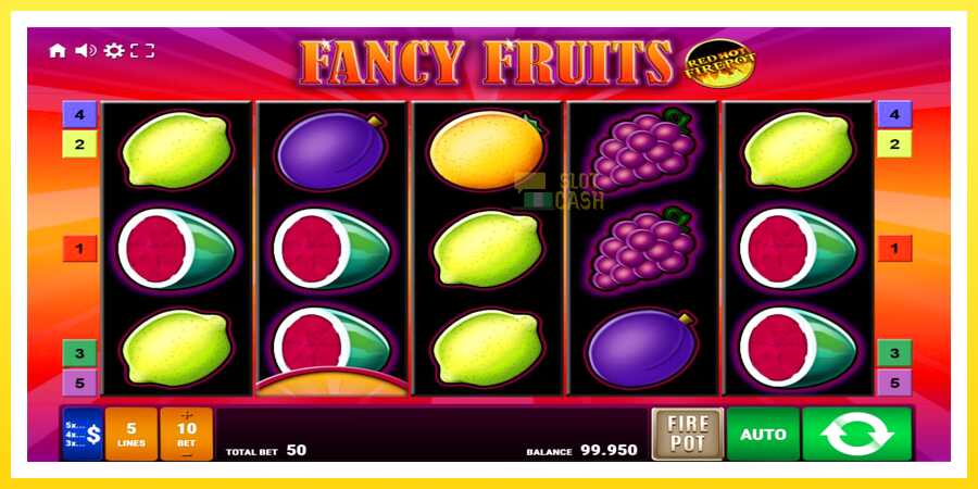 படம் 1 விளையாட்டு இயந்திரம் Fancy Fruits Red Hot Firepot