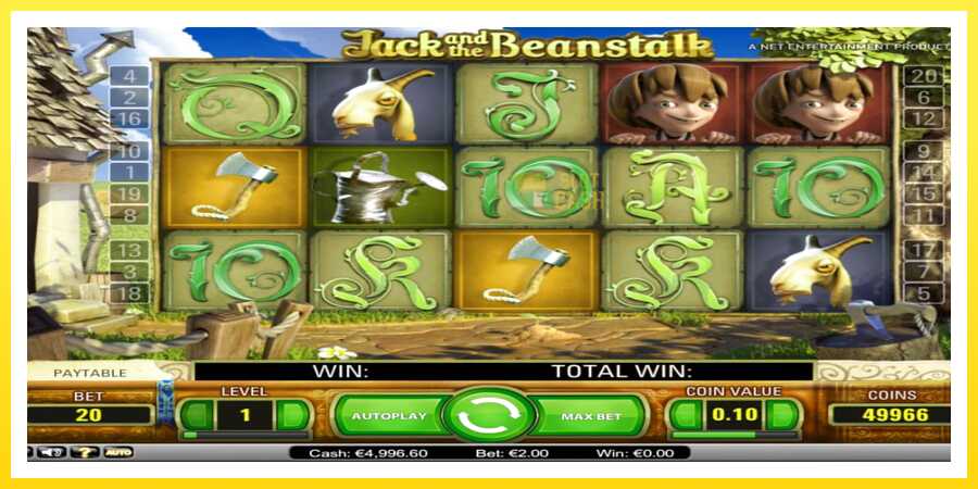 படம் 2 விளையாட்டு இயந்திரம் Jack’s Beanstalk