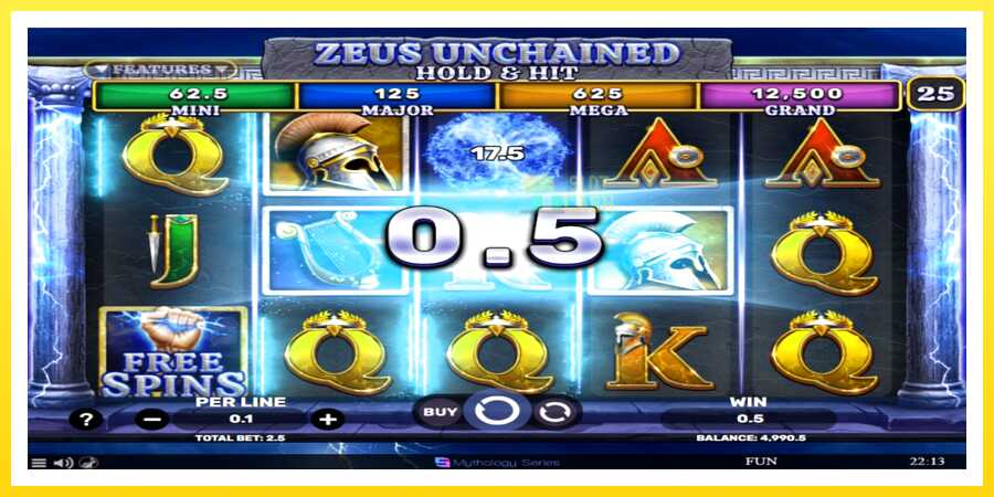 படம் 3 விளையாட்டு இயந்திரம் Zeus Unchained - Hold & Hit